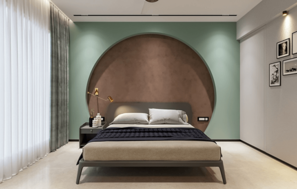 Two Colour Combinations for Bedroom Walls