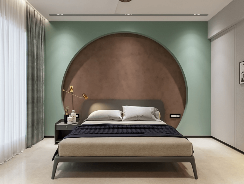 Two Colour Combinations for Bedroom Walls